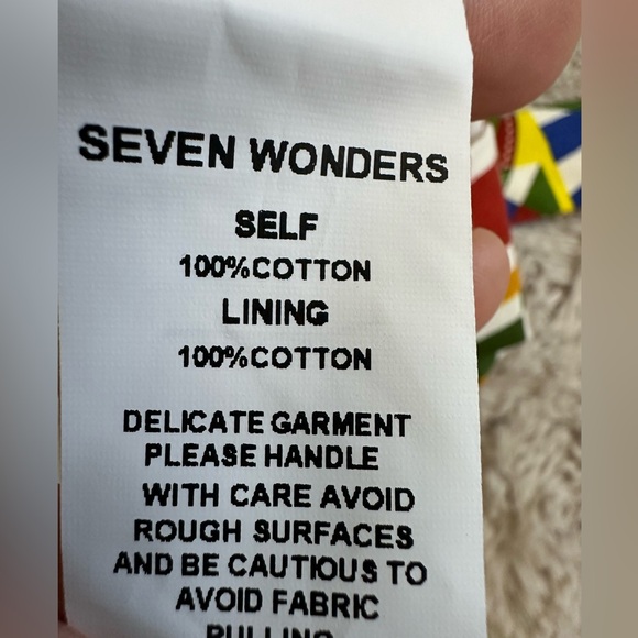 SEVEN WONDERS AERA MINI DRESS - PHAEDRA PRINT size small - Picture 7 of 8